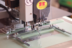 automatic webbing sewing machine